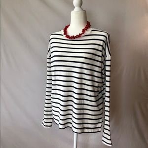 IN TIME FOR SUMMER - J CREW Striped Cotton Sweater